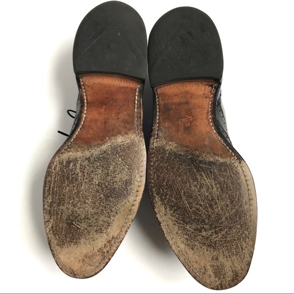 Allen Edmonds Chester Wingtip Oxford Black 11 A Narrow - Picture 8 of 13